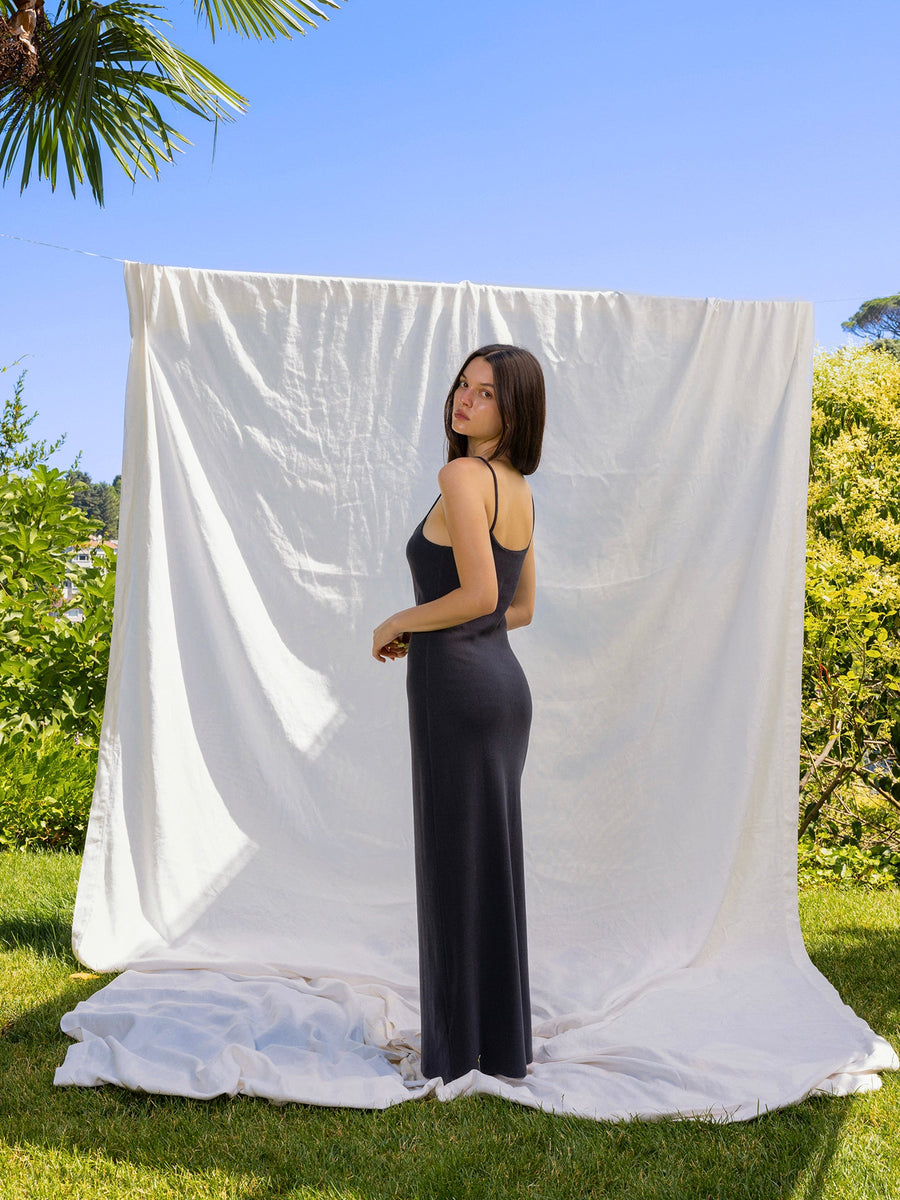 Hearts in a Row Organic Cotton Midi Slip