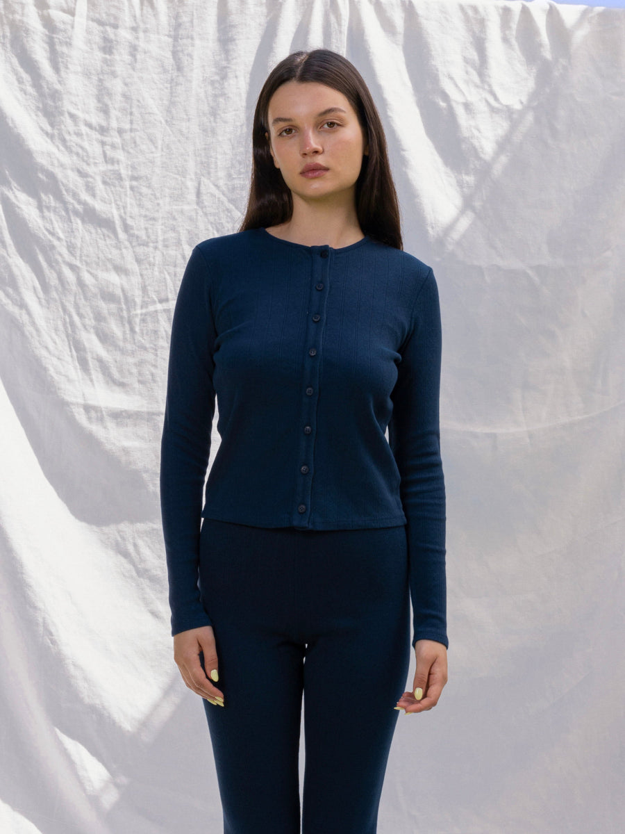 Hearts in a Row Organic Cotton Cardigan