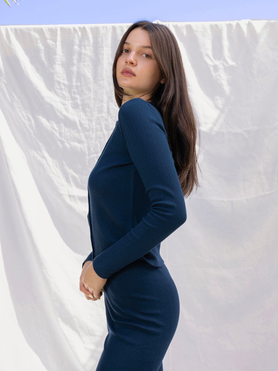 Hearts in a Row Organic Cotton Cardigan
