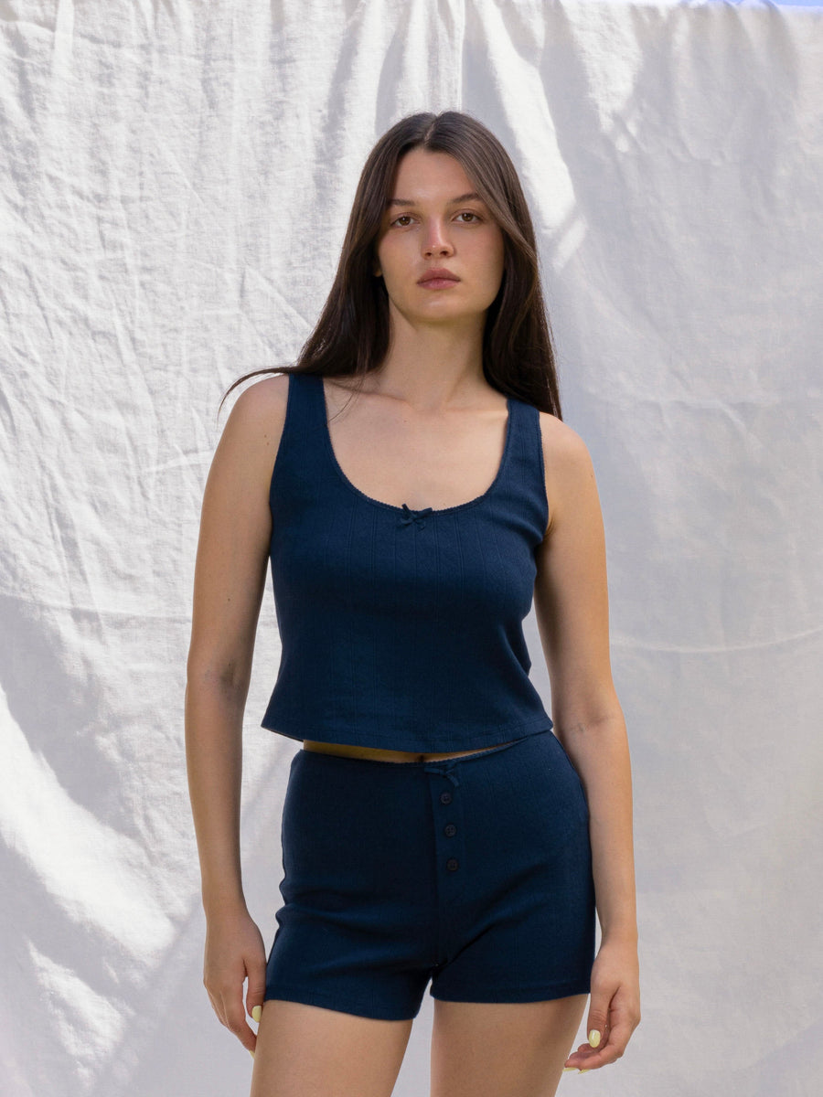 Hearts in a Row Organic Cotton Shorts