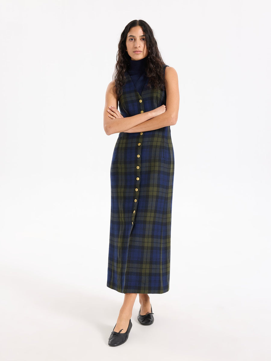Grainne Midi Wool Dress