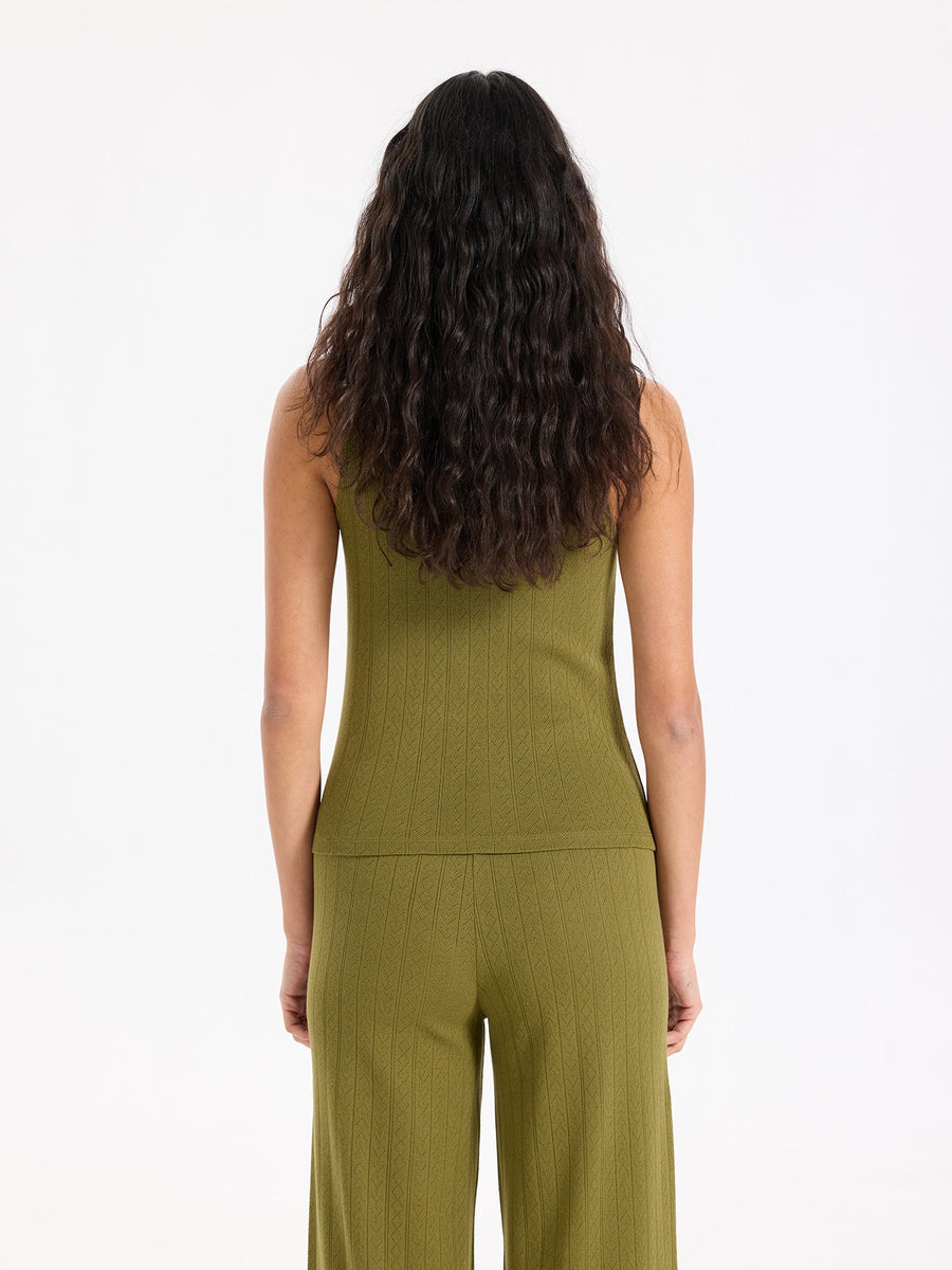 Hearts in a Row Sleeveless Turtleneck