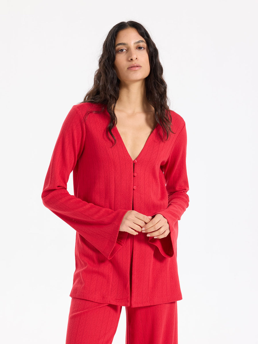 Hearts in a Row Abundance Top