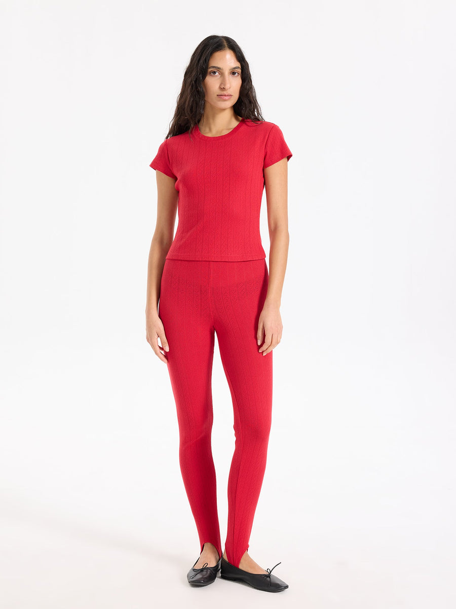 Hearts in a Row Stirrup Leggings