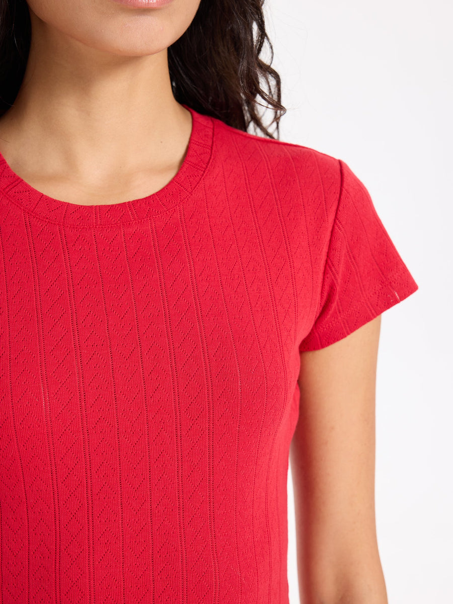 Hearts in a Row Mini Tee