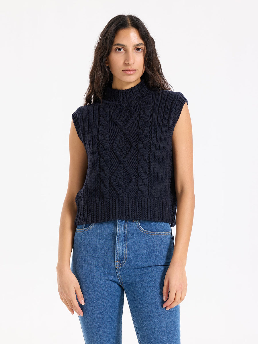 Aran Wool Vest