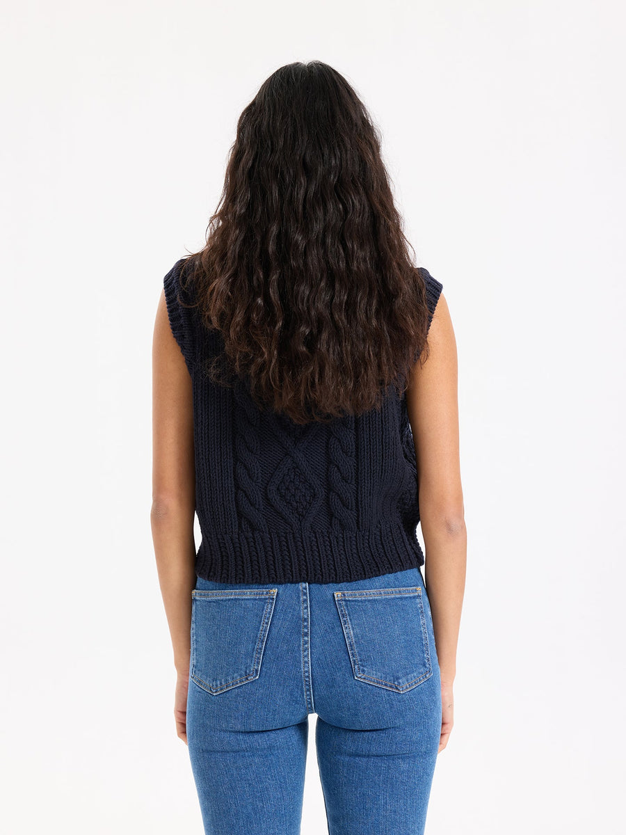 Aran Wool Vest