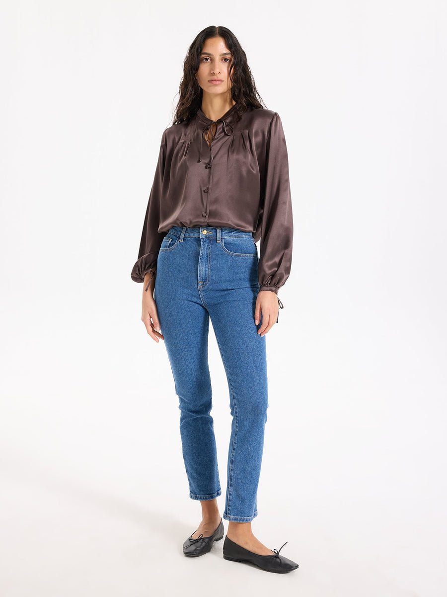 Ashwyn Silk Blouse