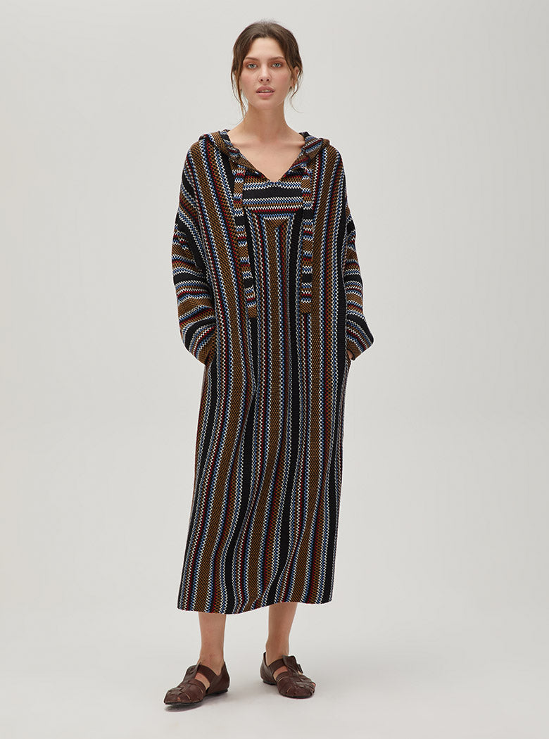 Tulum Knit Hoodie Dress