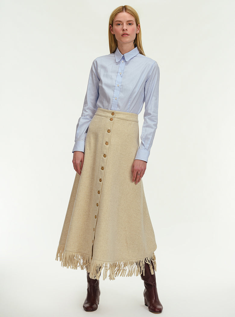 Thyme Fringe Skirt